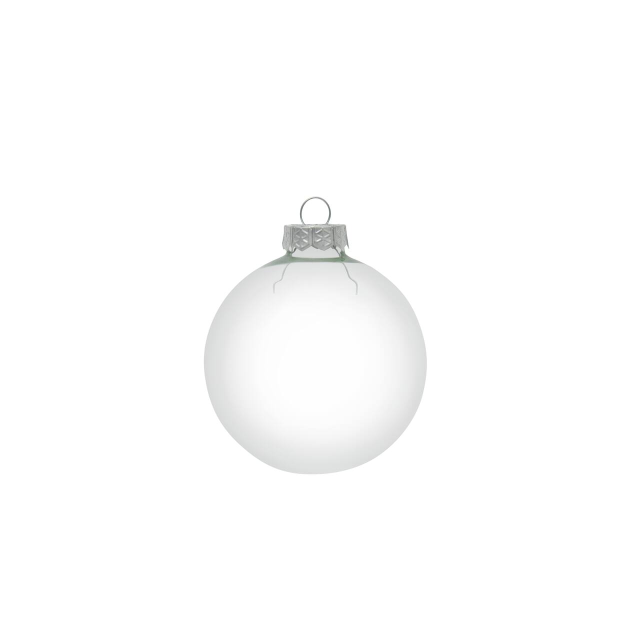 Whitehurst 12ct. 3" Clear Glass Ball Ornaments